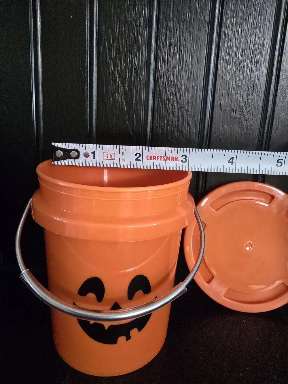 Halloween Jack-O'-Lantern Mini Bucket - Orange